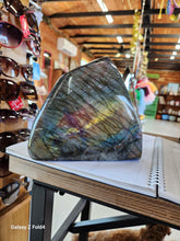 Load image into Gallery viewer, Rare - 7.39lb Natural Labradorite - Entire Front is a Flash!
