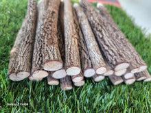 Load image into Gallery viewer, Black Pencils Wood- 7 Inchs Tree Bark Wooden Favors in Rustic Twig Pencils Unique Gifts Camping Lumberjack Decorations Party Supplies Novelty Gifts as Natural Pencil