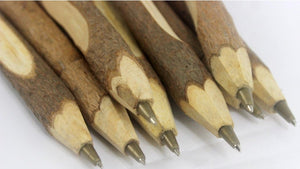 Vintage Handmade Wooden Ballpoint Pen, School Supplies, Stationery Gift