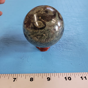 Kambaba Sphere Green Eye 70mm, 519 gms