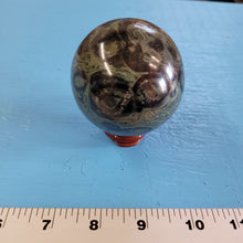 Load image into Gallery viewer, Kambaba Sphere Green Eye 70mm, 519 gms