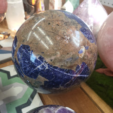 Load image into Gallery viewer, Blue Sodalite Polished Sphere 17.33 lbs