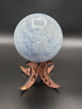 Load image into Gallery viewer, Blue Celestial Polished Crystal Sphere 5.68lbs