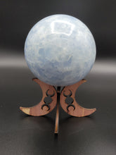 Load image into Gallery viewer, Blue Celestial Polished Crystal Sphere 5.68lbs