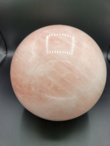 Rose Quartz polished sphere pink Reiki healing17.9lbs