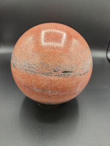 Rhodonite Natural Polished Sphere 13.76 lbs