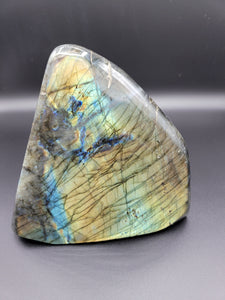 Rare - 7.39lb Natural Labradorite - Entire Front is a Flash!
