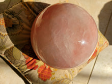 Load image into Gallery viewer, Rose Quartz Natural Crystal Sphere 27.39lbs