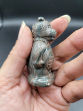 Load image into Gallery viewer, Natural safflower green, mineral raw stone Dinosaur