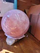Load image into Gallery viewer, 59lb Rose Quartz Polished Sphere