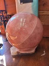Load image into Gallery viewer, 59lb Rose Quartz Polished Sphere