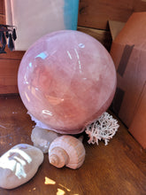 Load image into Gallery viewer, 59lb Rose Quartz Polished Sphere