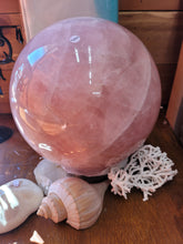 Load image into Gallery viewer, 59lb Rose Quartz Polished Sphere