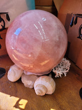 Load image into Gallery viewer, 59lb Rose Quartz Polished Sphere