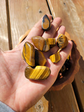 Load image into Gallery viewer, Tumbled Tiger&#39;s Eye Stones
