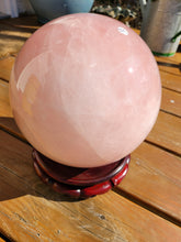 Load image into Gallery viewer, Rose Quartz Natural Crystal Sphere 27.39lbs