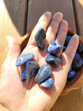 Load image into Gallery viewer, SODALITE tumbled stones